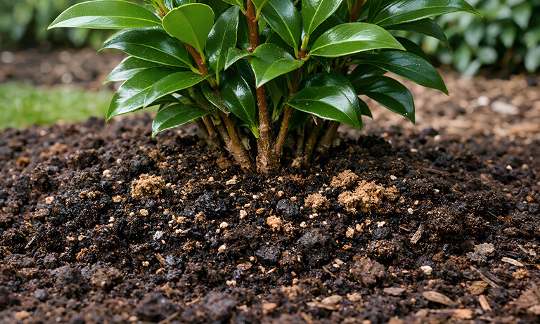 Portugese laurier grond en bodemsoort