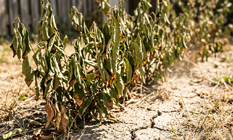 droogte schade bij laurier verhelpen