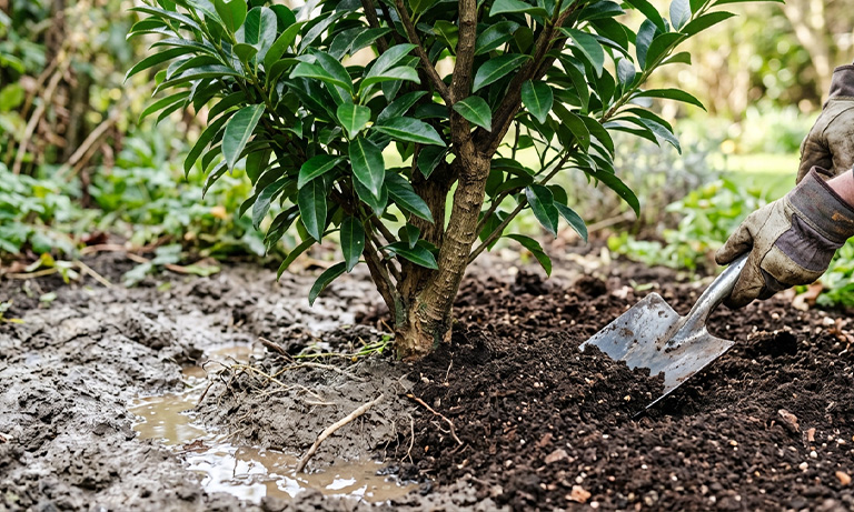 slechte bodem voor de laurier
