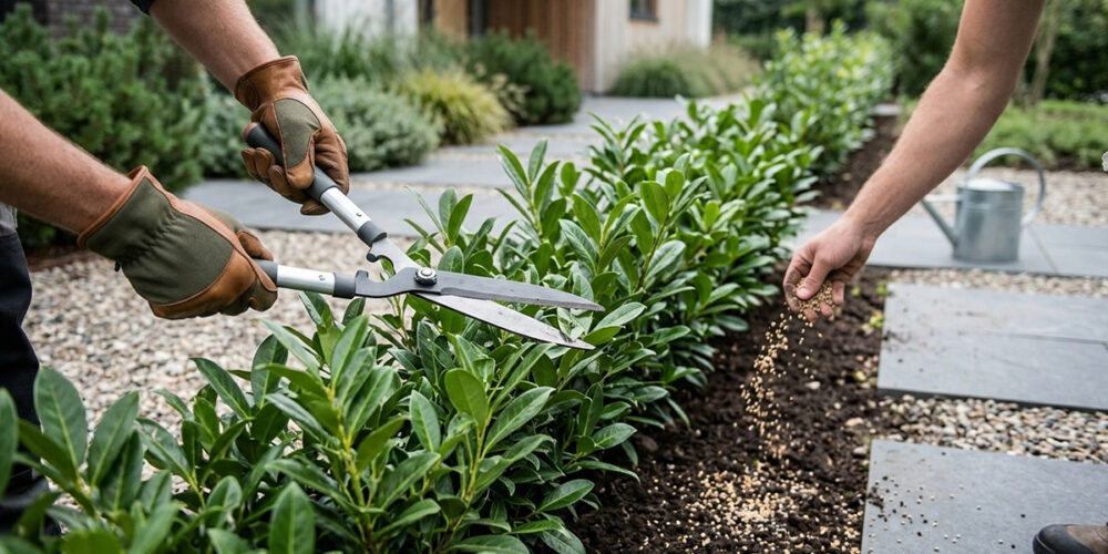 Laurier Caucasica snoeien en voeden