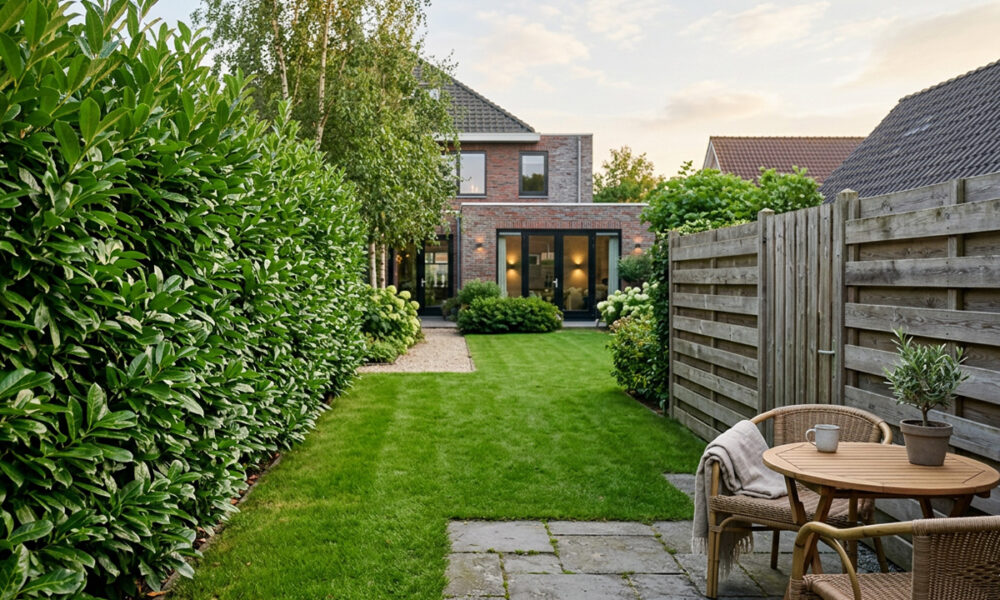 haag versus houten schutting