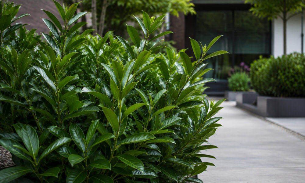 laurier in moderne tuin